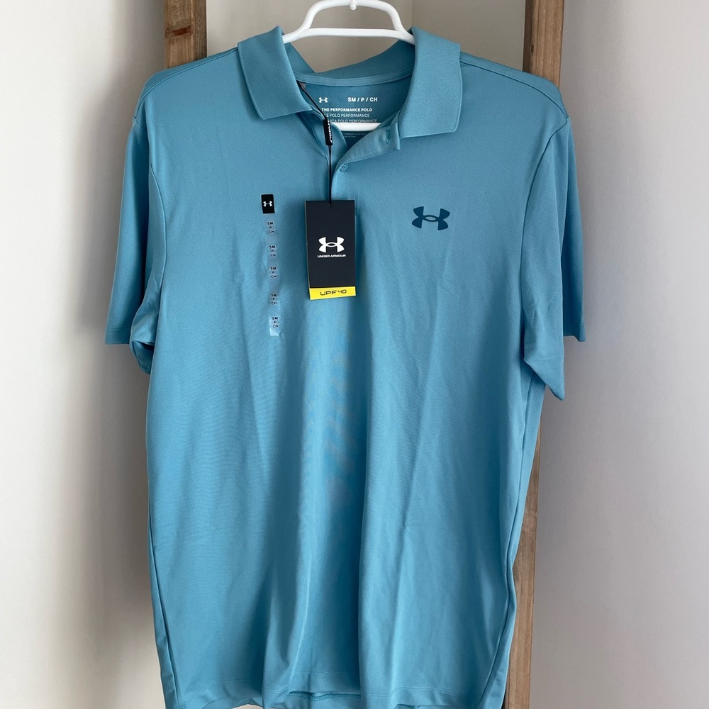 Under Armour Blue Performance Polo Shirt